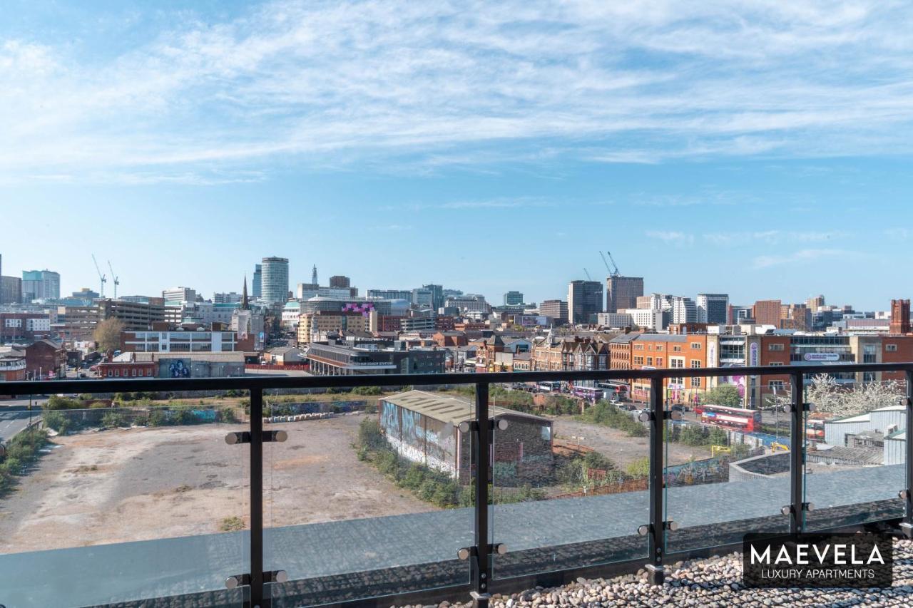 Maevela Apartments - Luxury Top Floor Penthouse - With Parking - 2 Bedroom New Build Apartment ✪ City Centre, Digbeth ✓ With Huge Patio Sliding Doors - City View - Rooftop Terrace - Ps4 & Smart Tv'S Birmingham Buitenkant foto