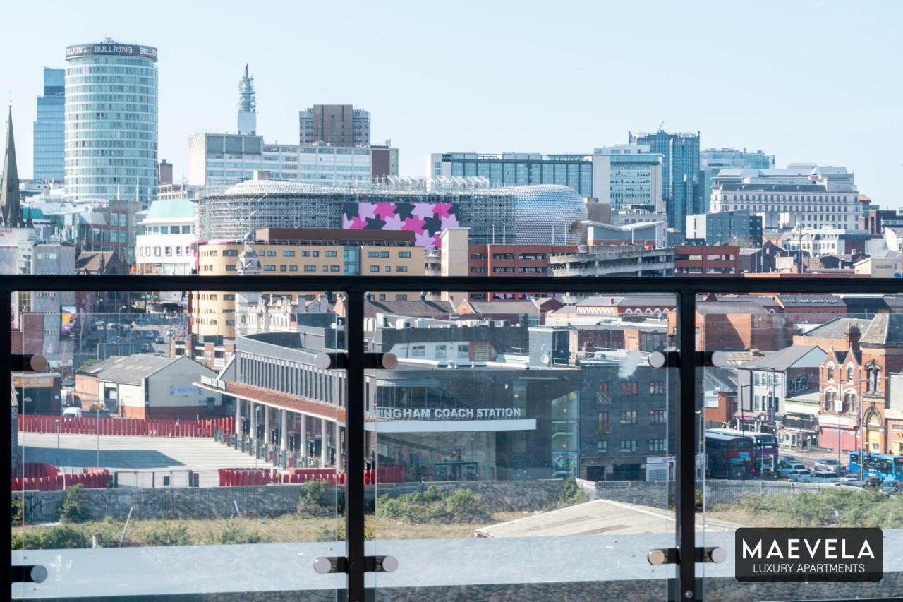 Maevela Apartments - Luxury Top Floor Penthouse - With Parking - 2 Bedroom New Build Apartment ✪ City Centre, Digbeth ✓ With Huge Patio Sliding Doors - City View - Rooftop Terrace - Ps4 & Smart Tv'S Birmingham Buitenkant foto